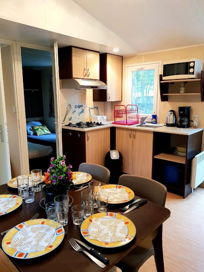Mobil Home « Lysea », 6P, Clim Agde Buitenkant foto