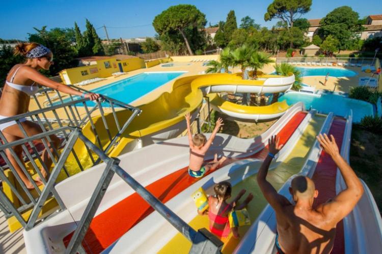 Mobil Home « Lysea », 6P, Clim Agde Buitenkant foto