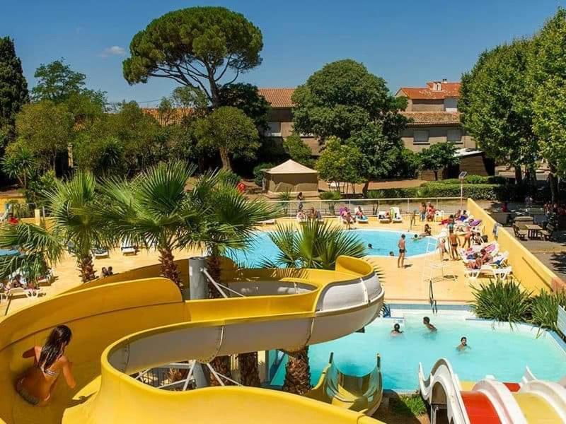 Mobil Home « Lysea », 6P, Clim Agde Buitenkant foto